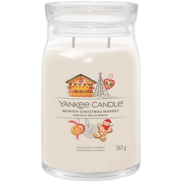 Yankee Candle Signature Large Jar Munich Christmas Market 567g Beige