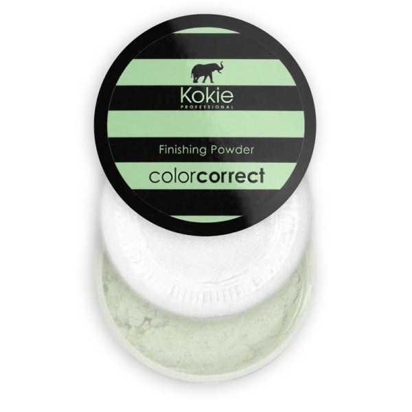 Kokie Color Correct Setting Powder - Green Redness Correction Grön