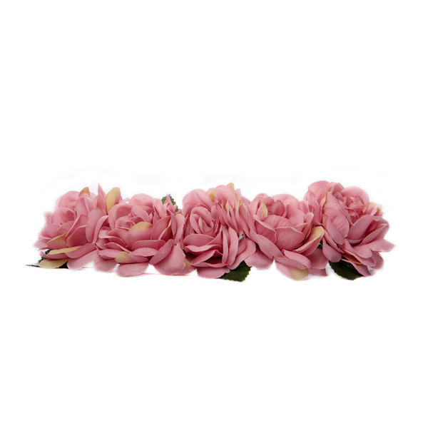 Hairband Blossom Big - Dusty Pink Transparent