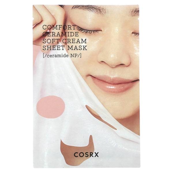 COSRX Balancium Comfort Ceramide Soft Cream Sheet Mask 26ml Transparent