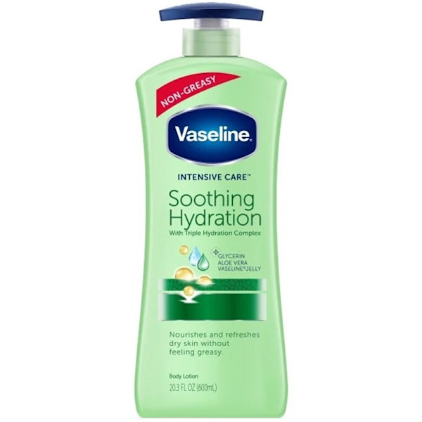 Vaseline Aloe Soothing Hydration Body Lotion 600ml Vit