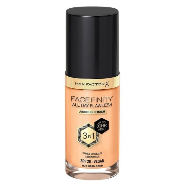 Max Factor Facefinity 3 In 1 Foundation 70 Warm Sand Transparent