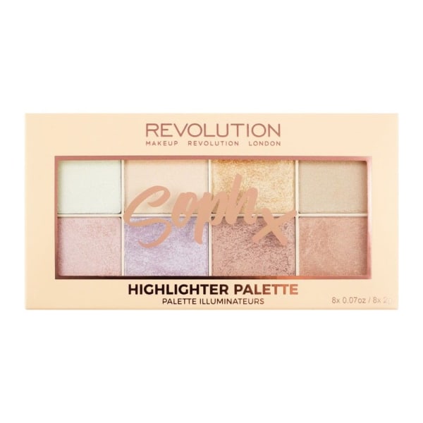 Makeup Revolution Soph X Highlighter Palette Transparent