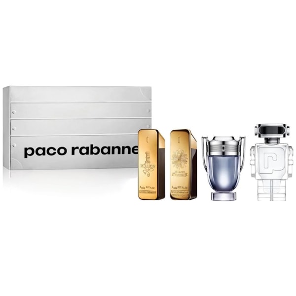 Giftset Paco Rabanne 1 Million Edt 5ml + 1 Million Parfum 5ml + Silver