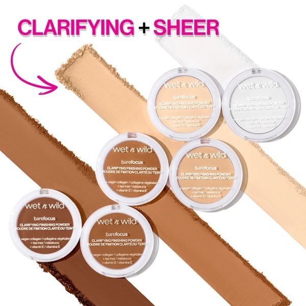 Wet n Wild Bare Focus Clarifying Powder - Translucent Transparent