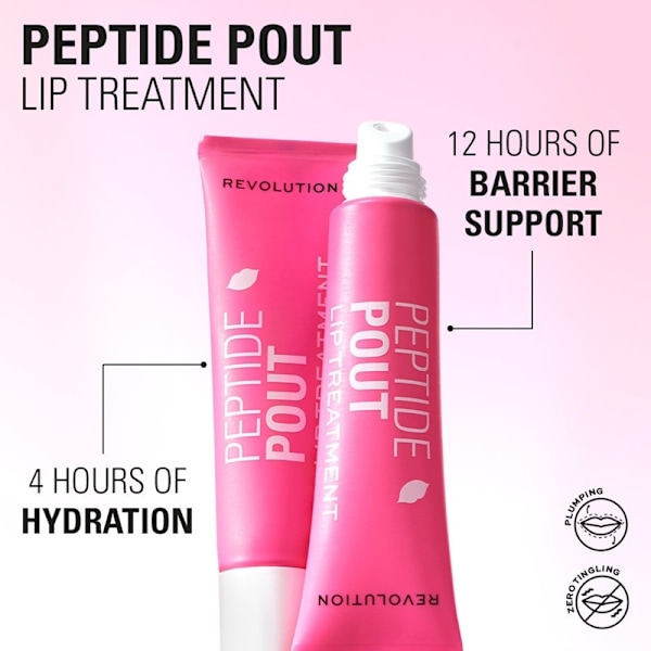 Makeup Revolution Peptide Power Lash and Lip Duo Gift Set Pink