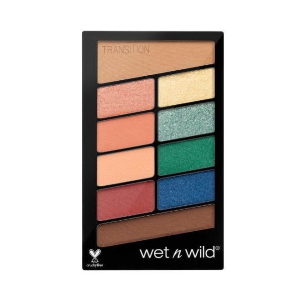 Wet n Wild Color Icon 10-Pan Eyeshadow Palette - Stop Playing Safe Multicolor