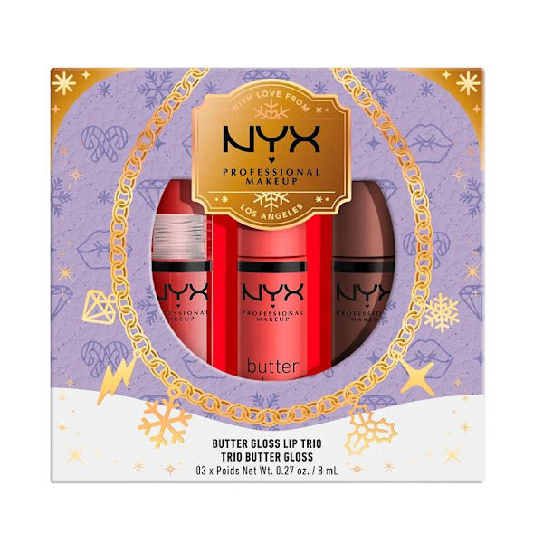 NYX PROF. MAKEUP Butter Gloss Trio Multicolor