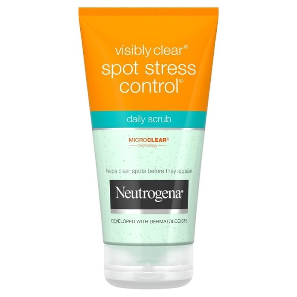 Neutrogena Spot Stress Control Facial Scrub 150ml Transparent