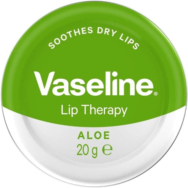 Vaseline Lip Therapy Petroleum Jelly Pot Aloe 20g Transparent