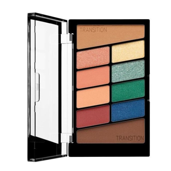 Wet n Wild Color Icon 10-Pan Eyeshadow Palette - Stop Playing Safe Multicolor