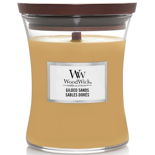 WoodWick Medium - Gilded Sands Brun