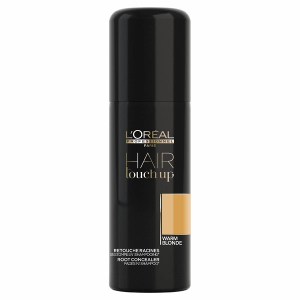 L'Oreal Hair Touch Up Spray Warm Blonde 75ml Black