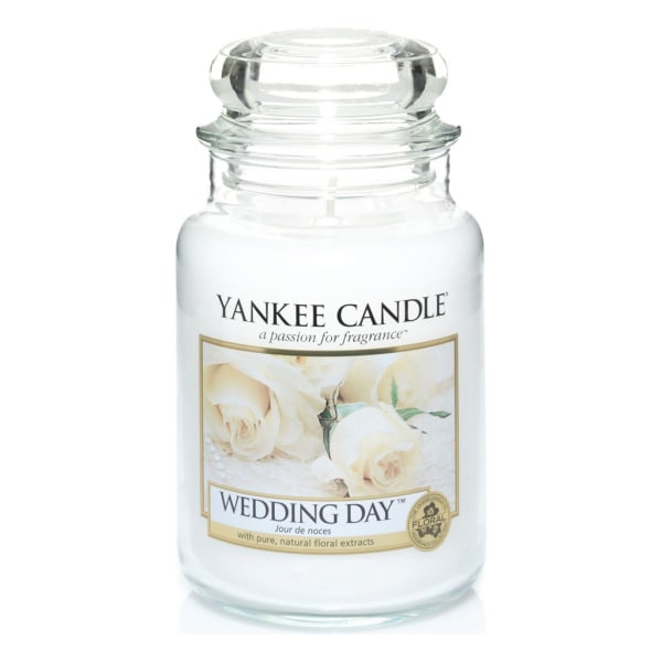 Yankee Candle Classic Large Jar Wedding Day Candle 623g White