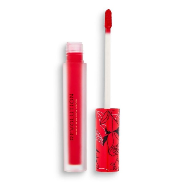Makeup Revolution Vinyl Liquid Lipstick - Haunted Red