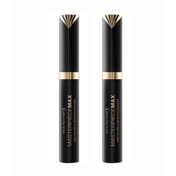 2-pack Max Factor Masterpiece Max Mascara Black 7,2ml Black