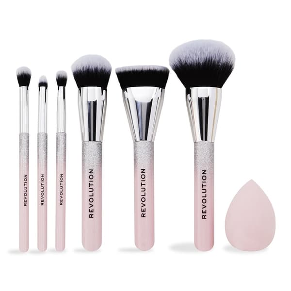 Makeup Revolution Glam Up Brush Gift Set Rosa