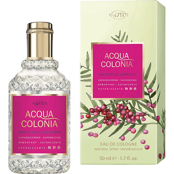 4711 Acqua Colonia Pink Pepper & Grapefruit Edc 50ml Transparent