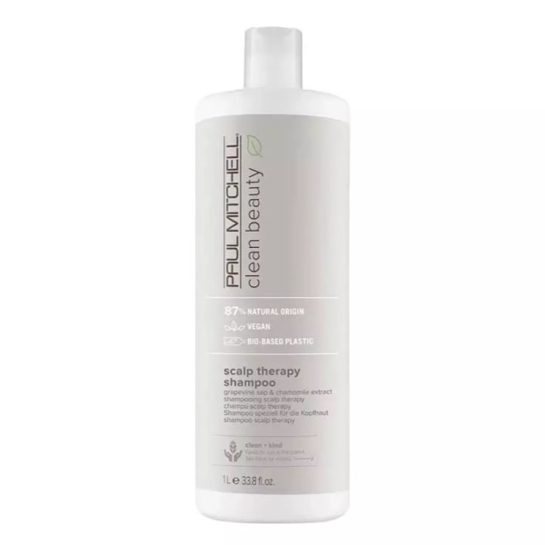 Paul Mitchell Clean Beauty Scalp Therapy Shampoo 1000ml Transparent