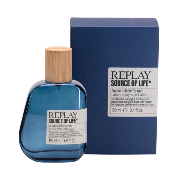 Replay Source Of Life Man Edt 100ml Blå