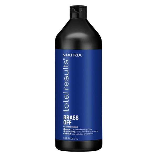 Matrix Total Results Brass Off Shampoo 1000ml Blue