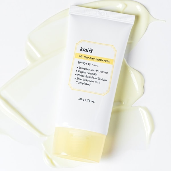 Klairs All-day Airy Sunscreen SPF50 50ml Transparent