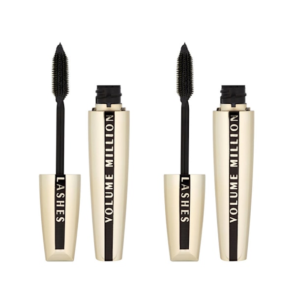 2-pack L'Oreal Paris Volume Million Lashes Mascara Black 10,5ml Gold