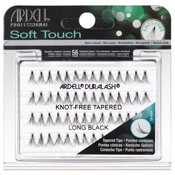 Ardell Soft Touch Individual Knot-Free Tapered Long Black Black