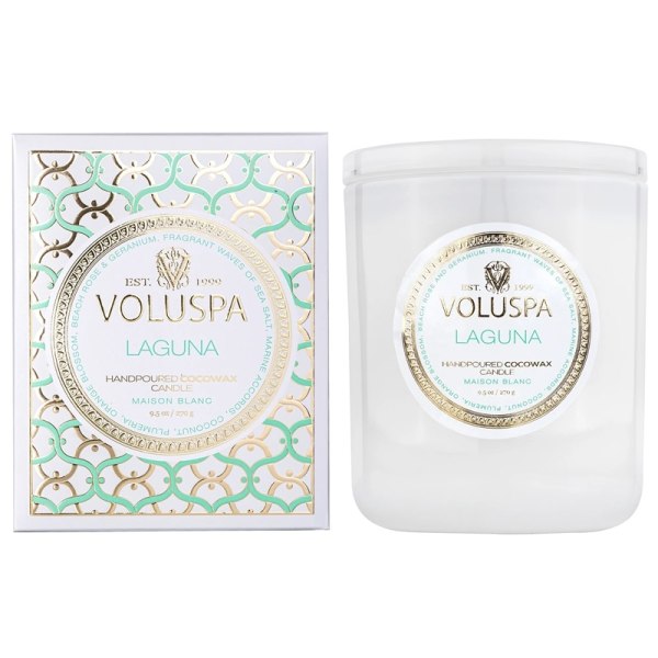 Voluspa Classic Candle Laguna 269g White