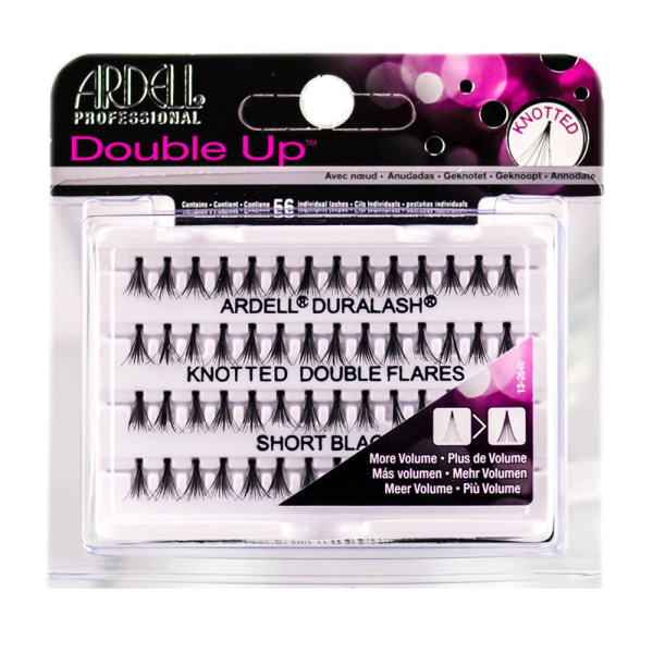 Ardell Individual Double Up Knotted Long Black Black