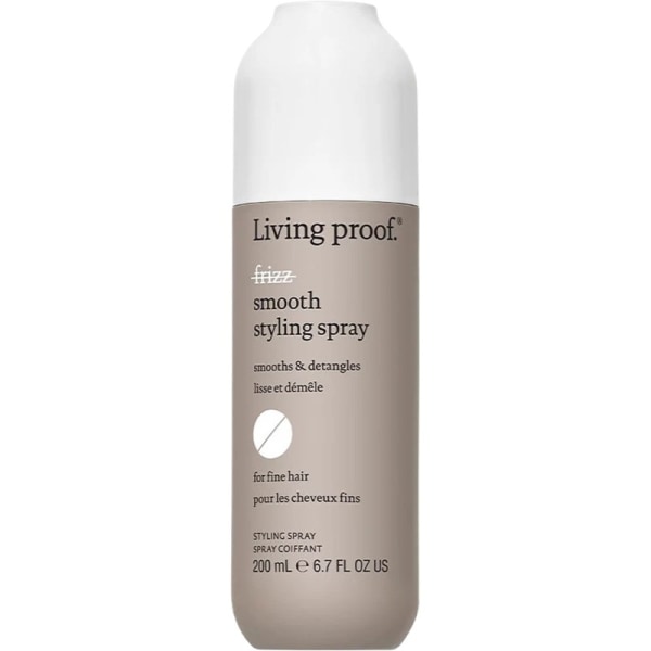 Living Proof No Frizz Smooth Styling Spray 200ml grå