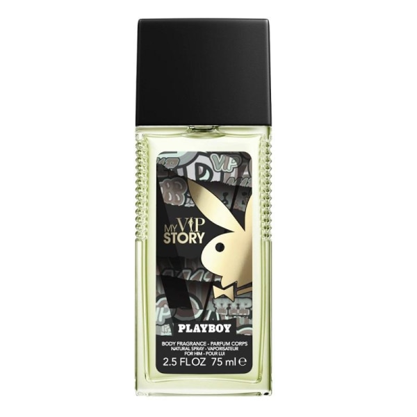 Playboy My VIP Story For Him Deo Spray 75ml Transparent