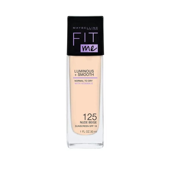 Maybelline Fit Me Luminous + Smooth Foundation - 125 Nude Beige Beige