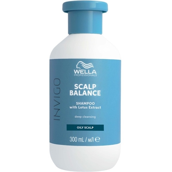 Wella Professionals Invigo Scalp Balance Oily Scalp Shampoo 300ml Blå