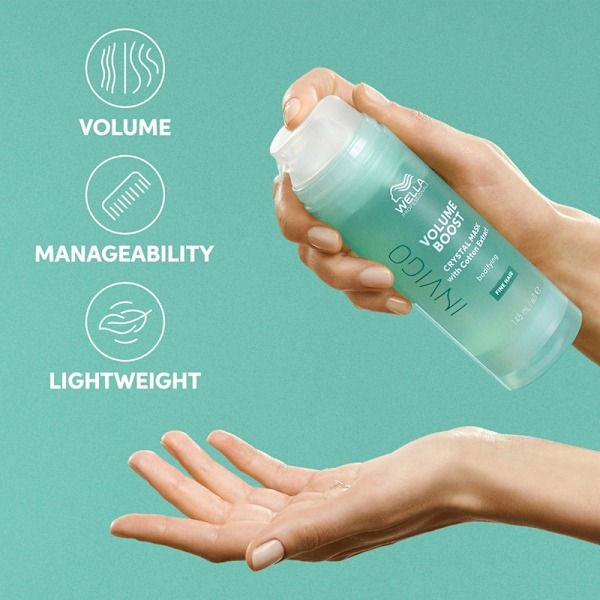 Wella Professionals Invigo Volume Boost Crystal Mask 145ml Grön