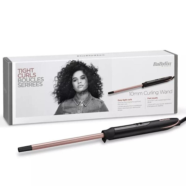 Babyliss Curling Iron - Rose Quartz Tight Curls Wand C449E Vit