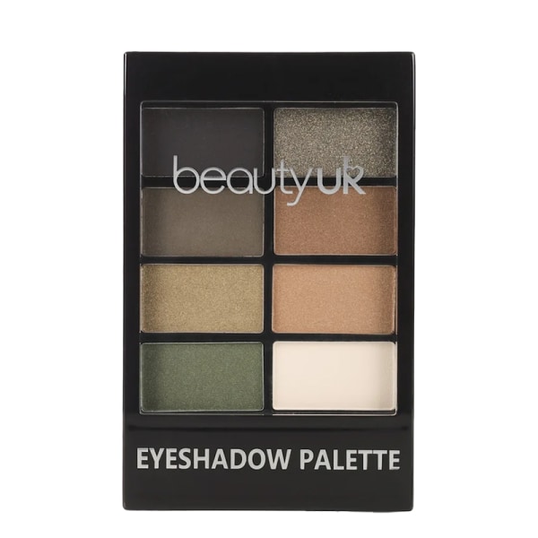 Beauty UK Eyeshadow Palette no.5 - Green with Envy Transparent