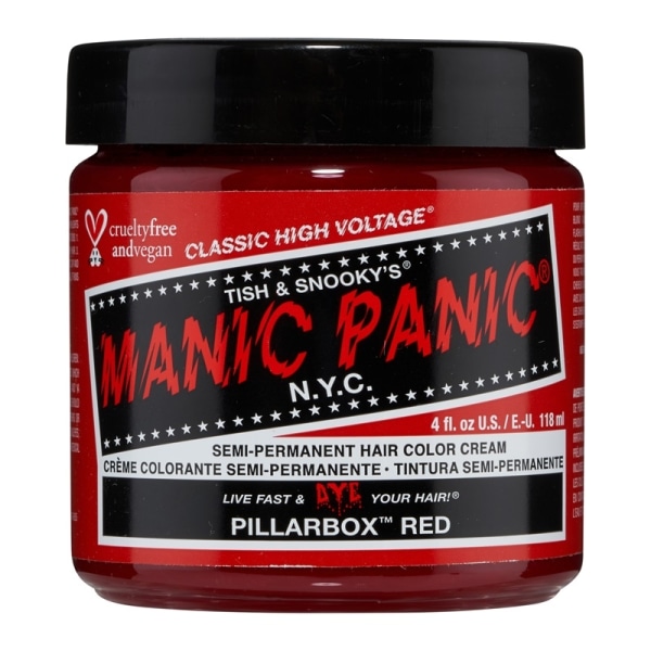 Manic Panic Classic Cream Pillarbox Red 118ml Red