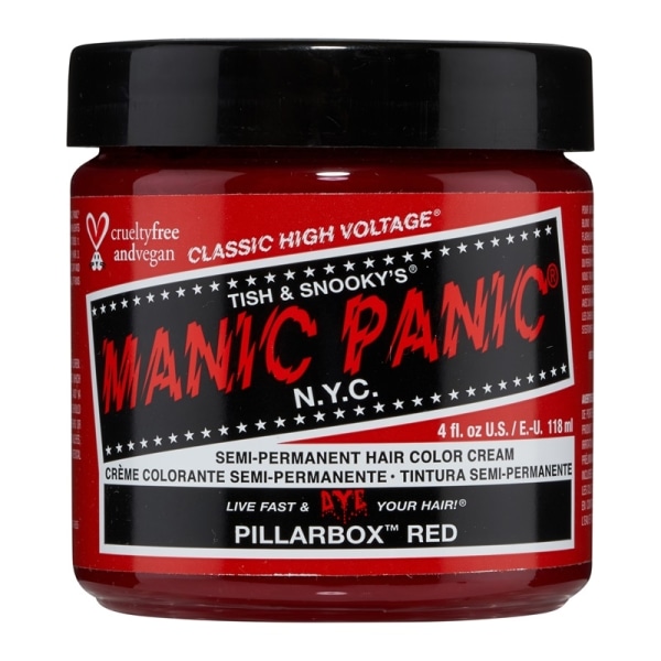 Manic Panic Classic Cream Pillarbox Red Red