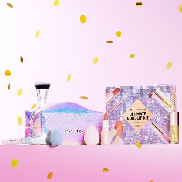 Makeup Revolution Glam Up Brush Gift Set Rosa