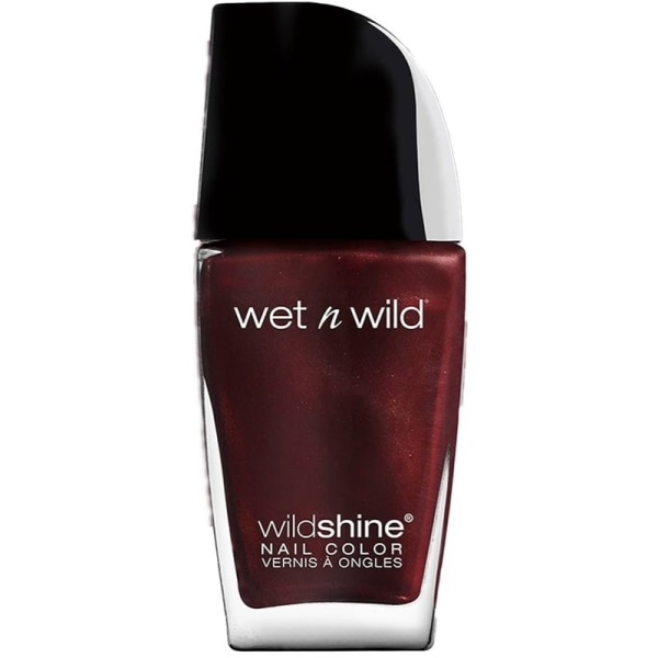 Wet n Wild Wild Shine Nail Color Burgundy Frost Wine red