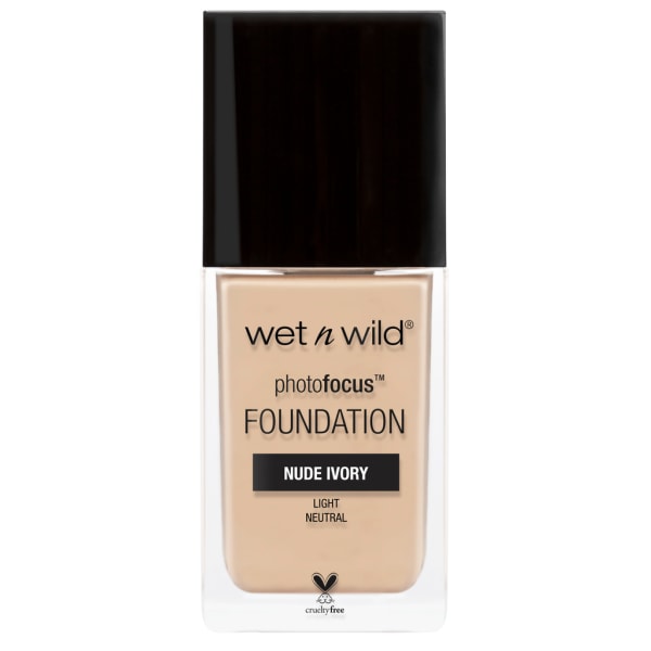 Wet n Wild Photo Focus Foundation Nude Ivory 30ml Transparent