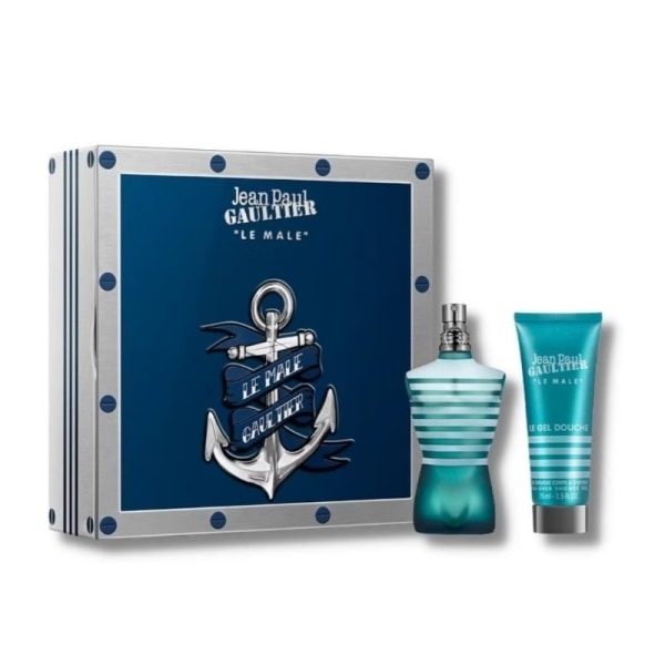 Giftset Jean Paul Gaultier Le Male Edt 75ml + Shower Gel 75ml Blue