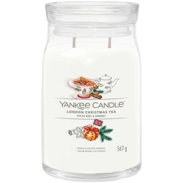Yankee Candle Signature Large Jar London Christmas Tea 567g Vit
