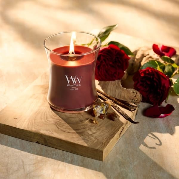 WoodWick Medium - Rouge Oud Brown