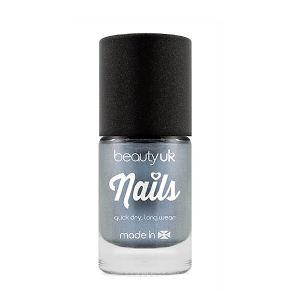 Beauty UK Chrome Nail Polish - Blue Transparent