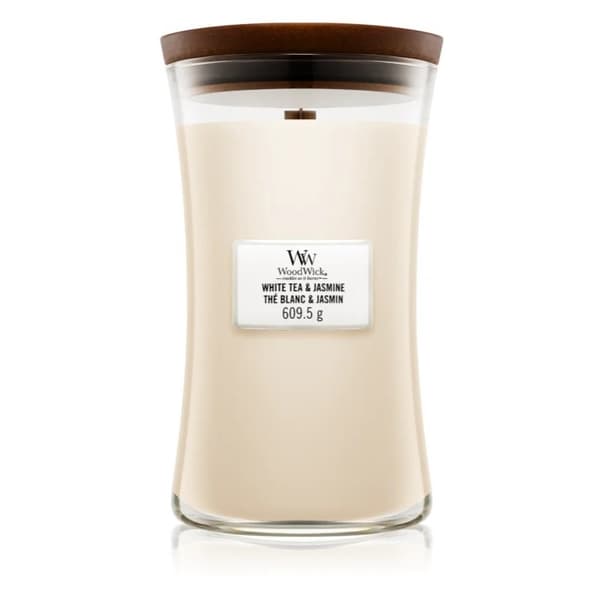 WoodWick Large - White Tea & Jasmine Transparent