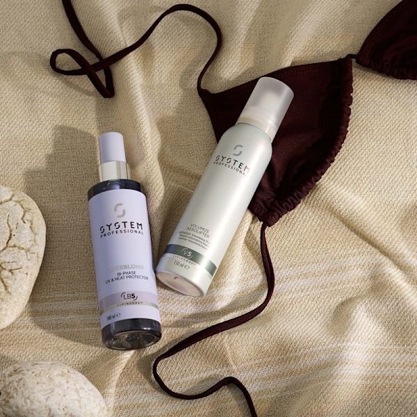 System Professional LuxeBlond Bi-Phase UV & Heat Protector 180ml Lila