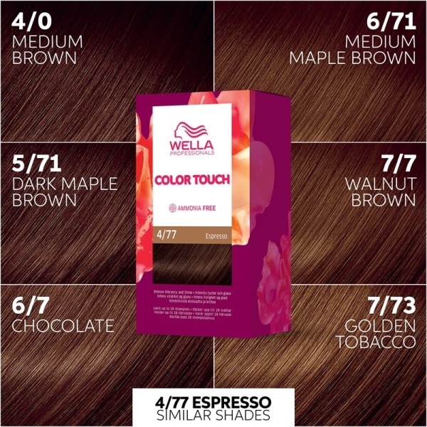 Wella Color Touch Deep Browns 4/77 Espresso Brun