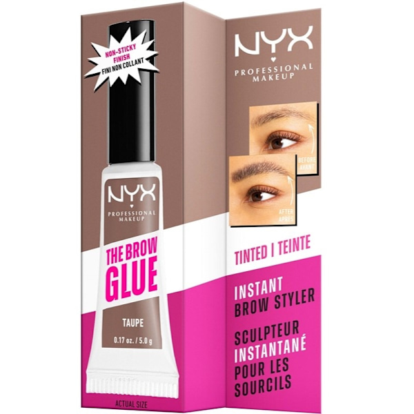 NYX PROF. MAKEUP The Brow Glue Instant Brow Styler 02 Taupe Brun